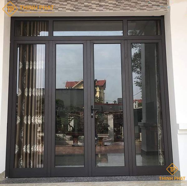 Mẫu cửa nhôm kính Việt Pháp đẹp mới nhất