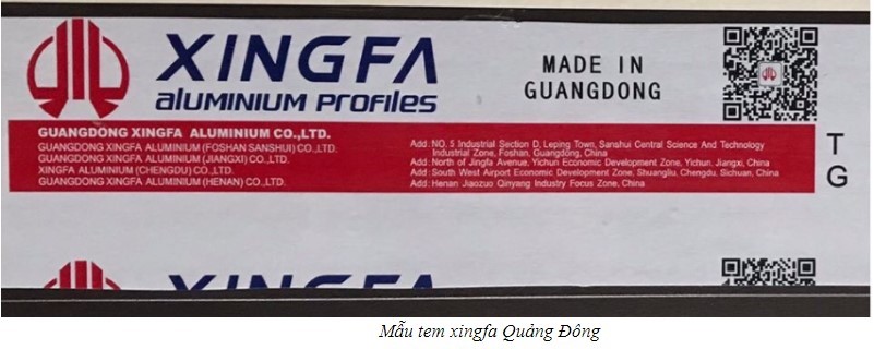 Tổng quan về Catalogue Nhôm Xingfa Quảng Đông