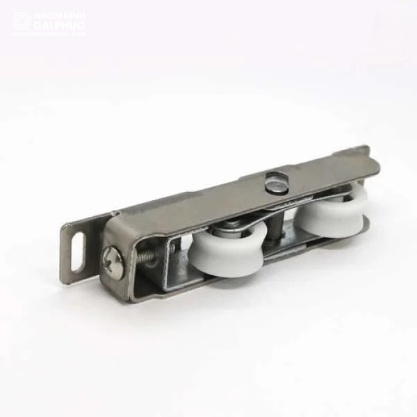Bánh xe đôi hệ 55 inox bánh nhựa (nhập khẩu)