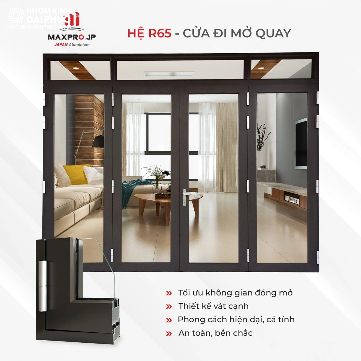 cua-di-4-canh-nhom-maxpro-he-65-2 Cửa đi 4 cánh nhôm Maxpro hệ 65