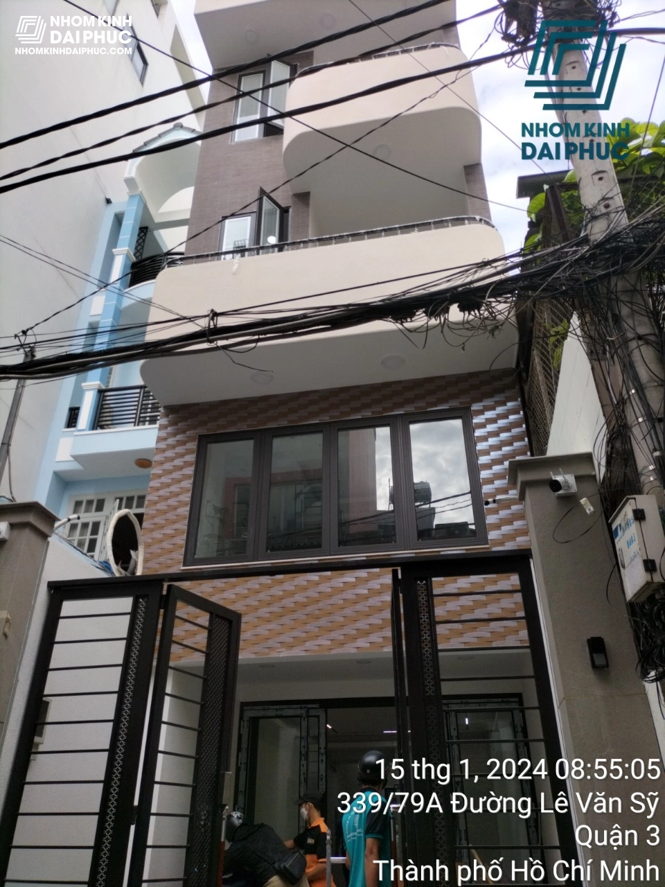 Cung cấp lắp đặt cửa nhôm kính công trình đường Lê Văn Sỹ, Quận 3, TP. Hà Nội