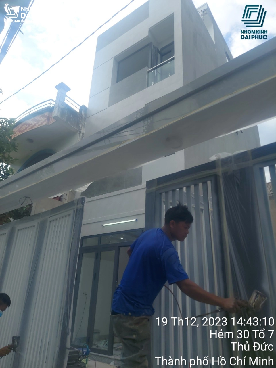 Cung cấp lắp đặt cửa nhôm Xingfa nhà chú Lâm, Thủ Đức , Hà Nội