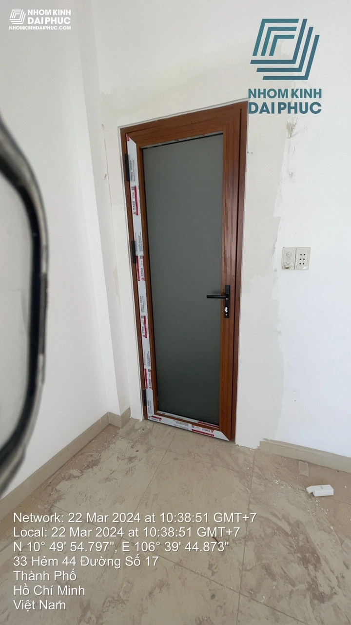 Hoàn thiện thi công lắp đặt cửa nhôm Xingfa tại đường Số 17, Phường 11, Quận Gò Vấp