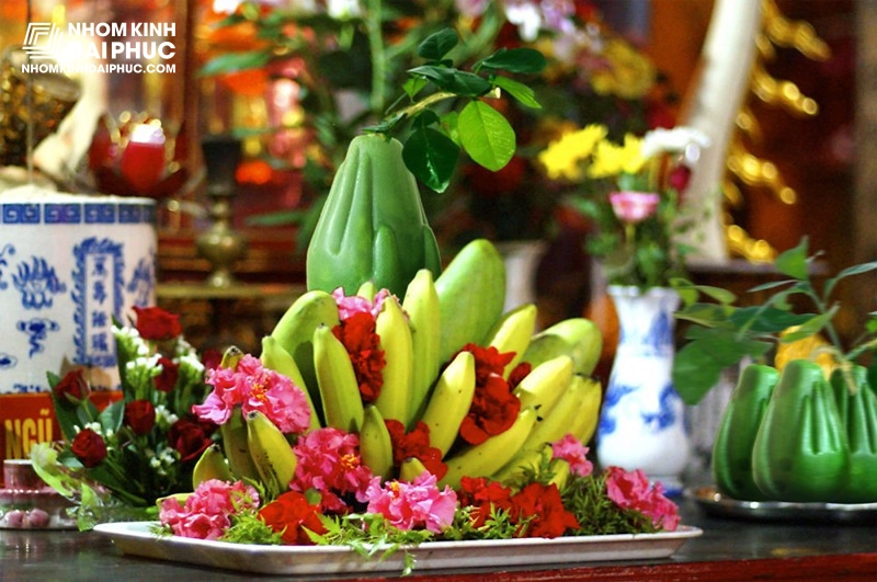 Mâm lễ cúng ngày mồng 1 hằng tháng