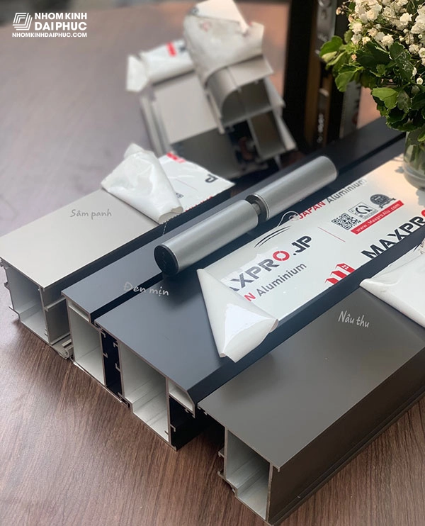 mau-sac-cua-nhom-maxpro Profile nhôm Maxpro có độ bền cao