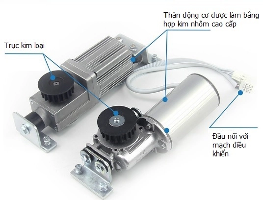 mo-to-cua-tu-dong Bộ phận động cơ (Motor) của cửa tự động