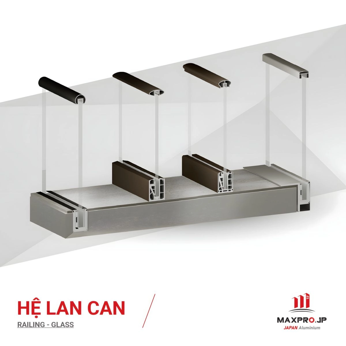 profile-nhom-maxpro-he-lan-can Nhôm Maxpro hệ lan can kính