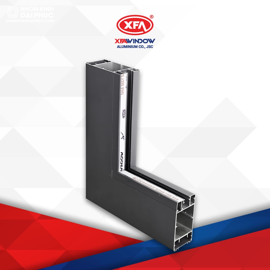profile-xingfa-window-xfa-120 Mặt cắt cửa nhôm thủy lực Xingfa Window hệ 120
