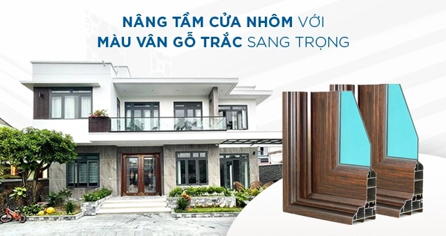 ung-dung-cua-xingfa-van-go-trac Ứng Dụng Cửa Nhôm Xingfa Vân Gỗ Trắc